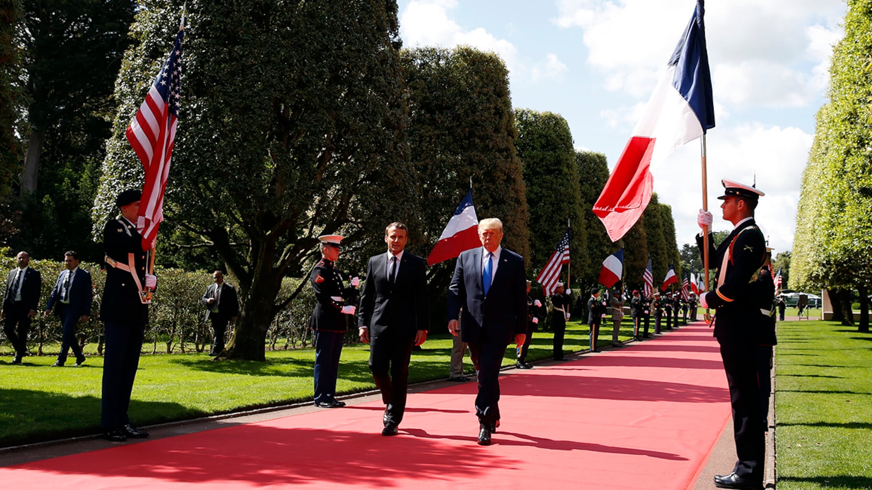 Photos: Trump, world leaders mark 75th anniversary of D-Day in Normandy