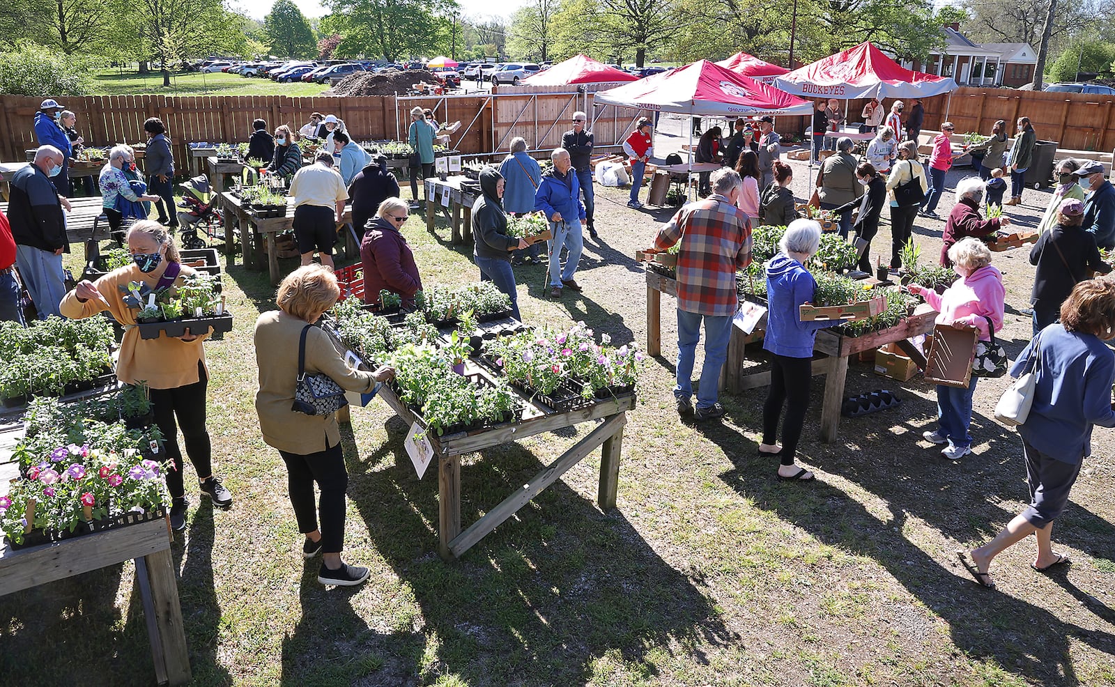 Several events will be held this weekend in Clark and Champaign Counties, include the Master Gardener Volunteers of Clark County’s annual Plant Sale on Saturday, and  they will also kick off the summer music program on Monday. FILE/BILL LACKEY/STAFF