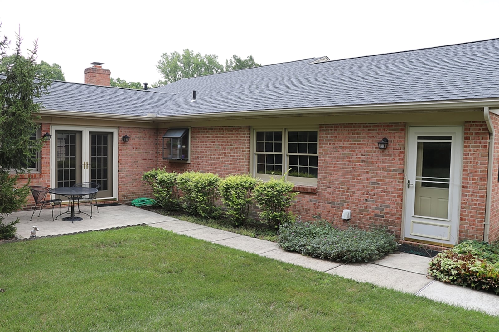 Recent updates to the home's exterior include a new roof and gutters in 2021.