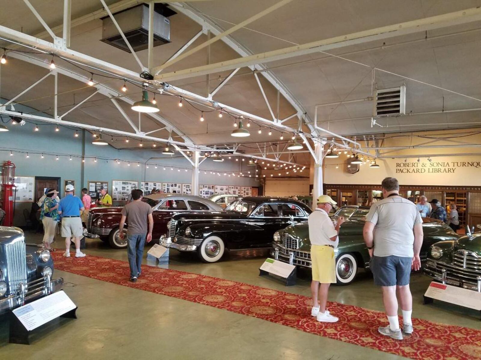 A  1930 Packard Model 734 Boat Tail Speedster sits in the showroom of America's Packard Museum.  Offered in five different body styles, only 39 Boat Tail cars were built and it is believed that only 11 survive.  Capable of speeds over 100 mph, the 4,250 lb. car cost $5,200.
©  Photograph by Skip Peterson
