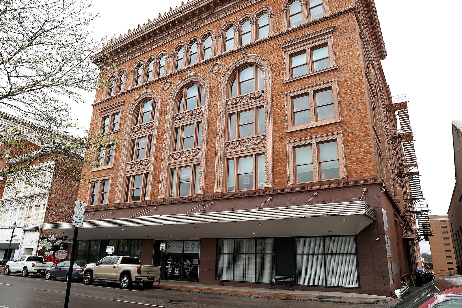 The Clark County Courthouse offices will be temporarily moved to the Bushnell Building on Main Street while the courthouse is renovated. BILL LACKEY/STAFF