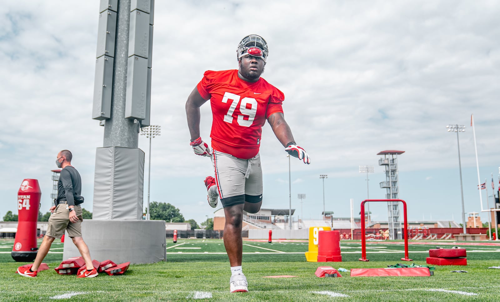 Dawand Jones is an Ohio State football offensive lineman