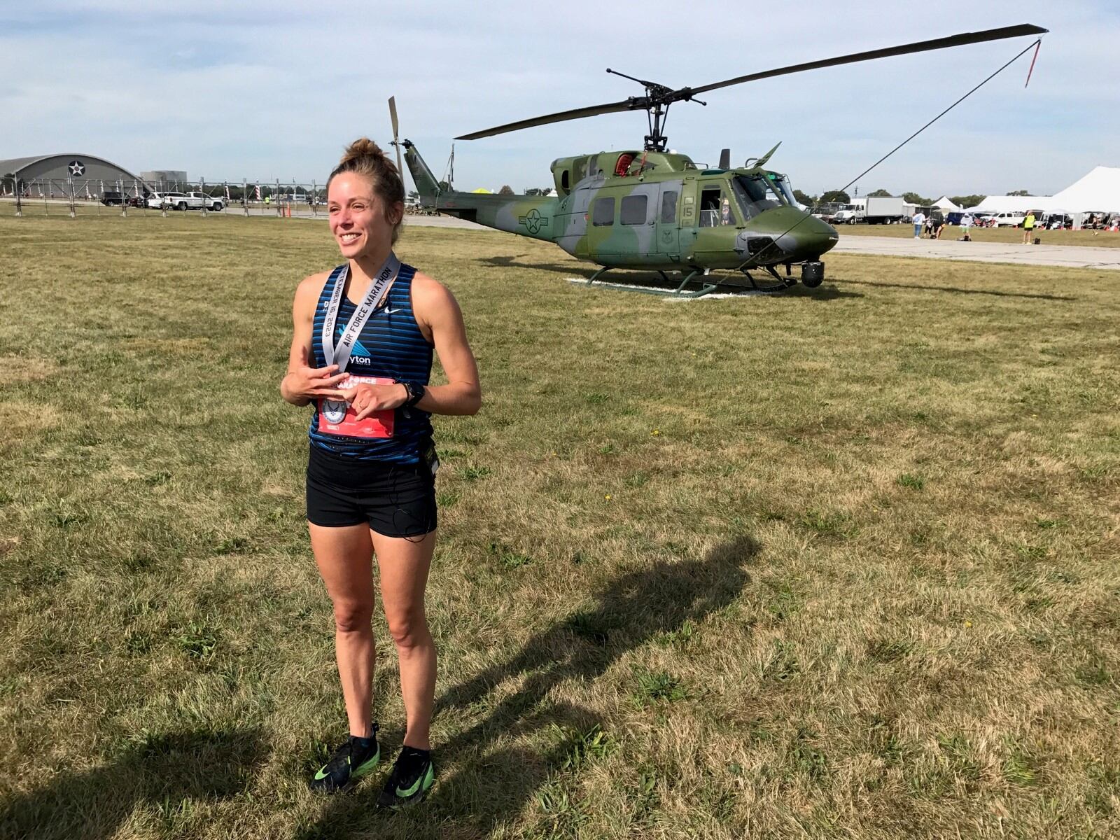 The 2023 Air Force Marathon women’s’ winner is Katie Ruhlman, who lives in Centerville.