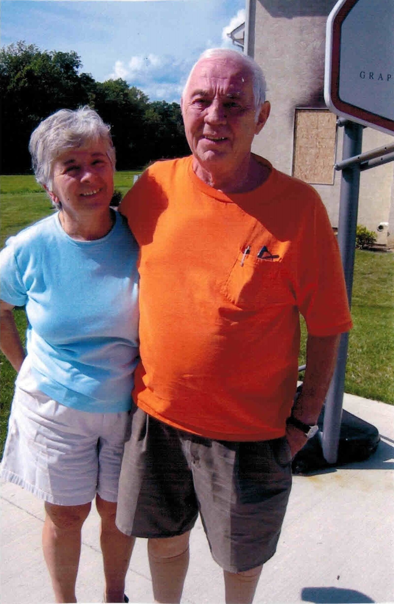 Romelle and Jerry Plzak in 2004, the year Jerry passed away. The couple built their home in Forest Ridge in 1965 and lived there for the remainder of their lives. Their daughter's best friend, who was like family, bought the house following Romelle's death in 2021. CONTRIBUTED