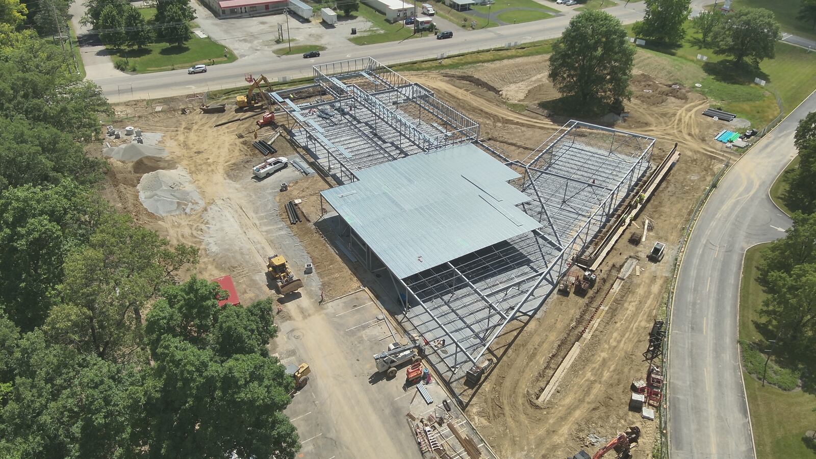 The new Global Impact STEM Academy's Upper Academy expansion on the Clark State College's campus. Contributed