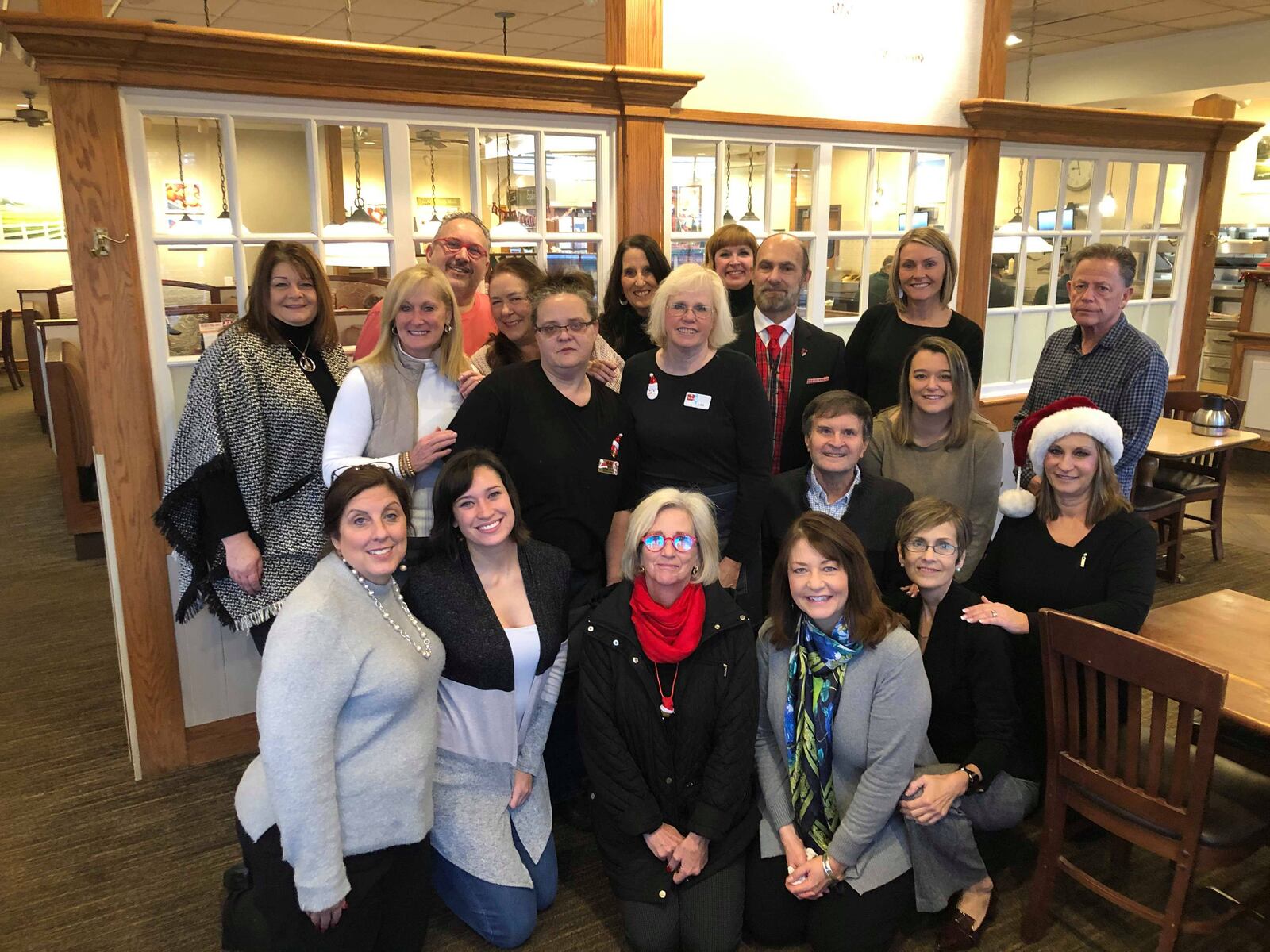 Lisa Tudor and Susan Best, waitresses at the Bob Evans in Beavercreek were treated with a $1,400 tip from a group that calls itself Breakfast Santas, Friday, Dec. 13, 2019.