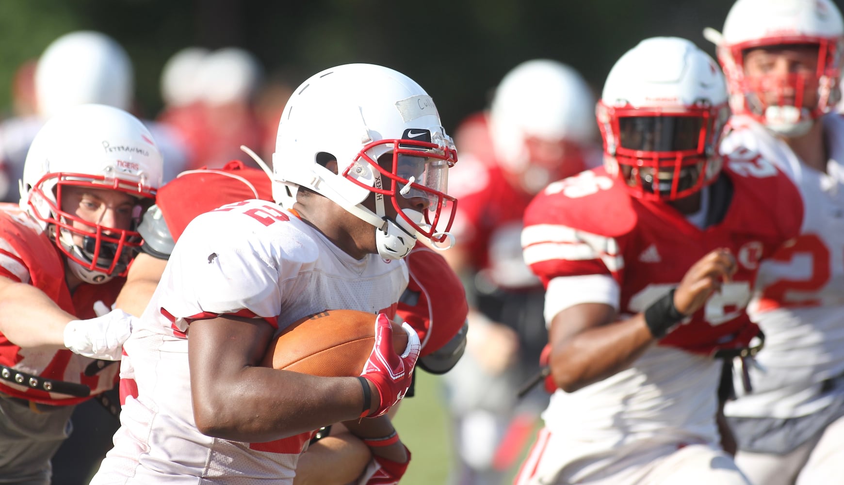 Photos: Wittenberg football preseason practice