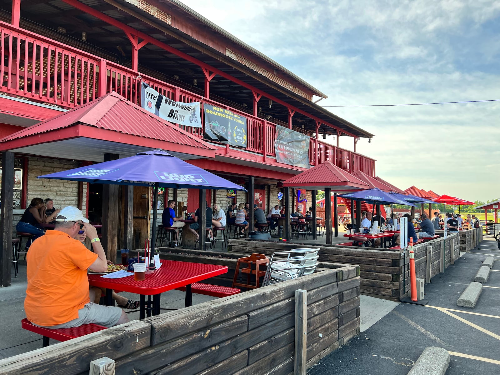 The large patio area at Rip Rap Roadhouse. PHOTO BY ALEXIS LARSEN