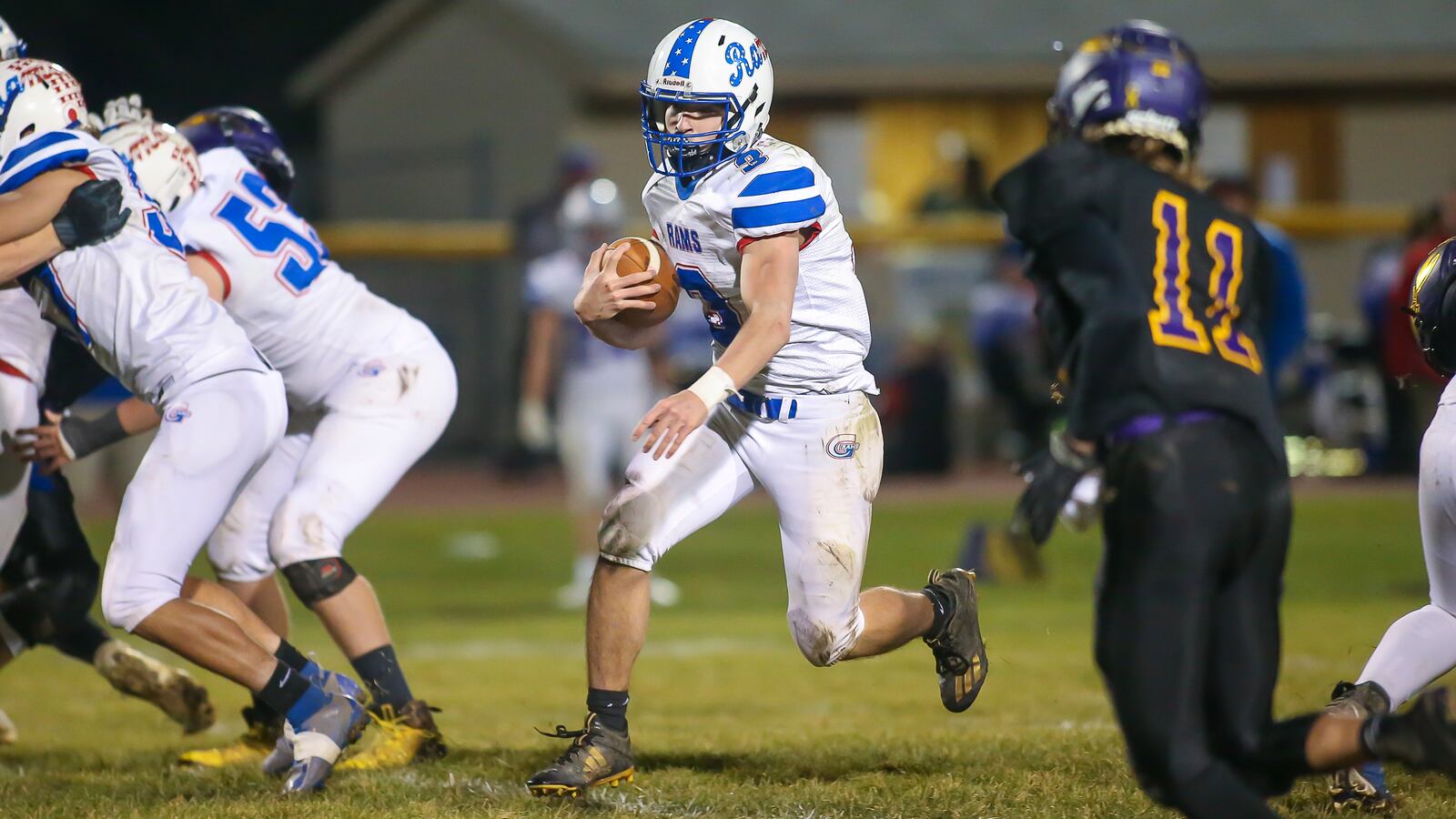 Greeneview High School junior Cole DeHaven runs the ball during their game at Mechanicsburg on Saturday, Nov. 6. The Indians won 31-21. Michael Cooper/CONTRIBUTED