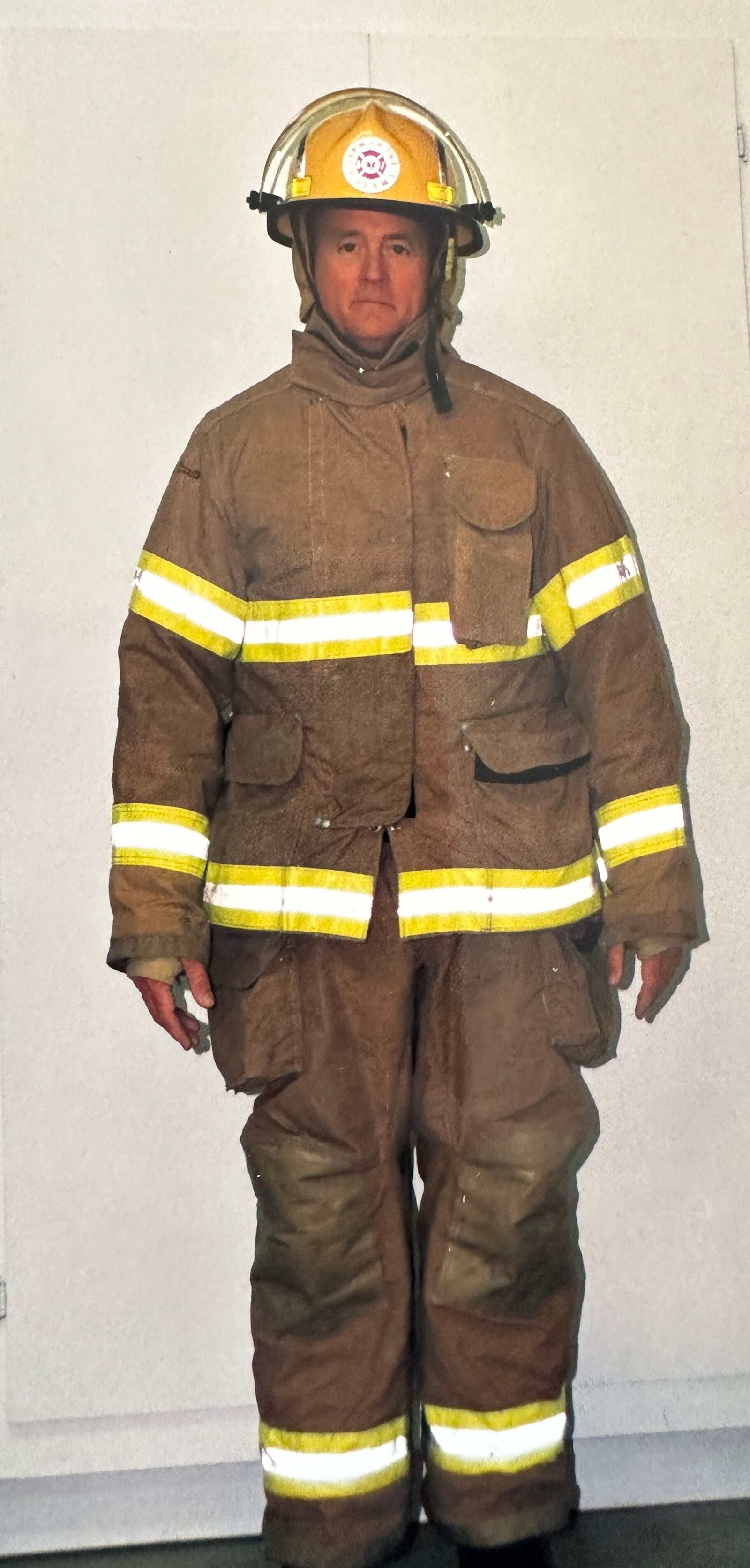 Tom Rue served as a volunteer firefighter. CONTRIBUTED