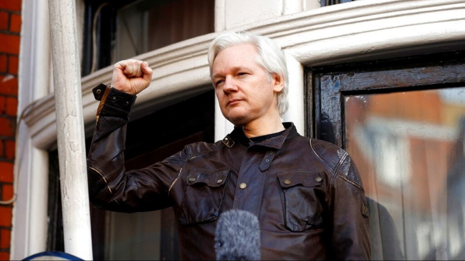 FILE - In this Friday, May 19, 2017 file photo, Julian Assange greets supporters outside the Ecuadorian embassy in London. London police say they've arrested WikiLeaks founder Julian Assange at the Ecuadorian embassy, it was reported on Thursday, April 11, 2019. 