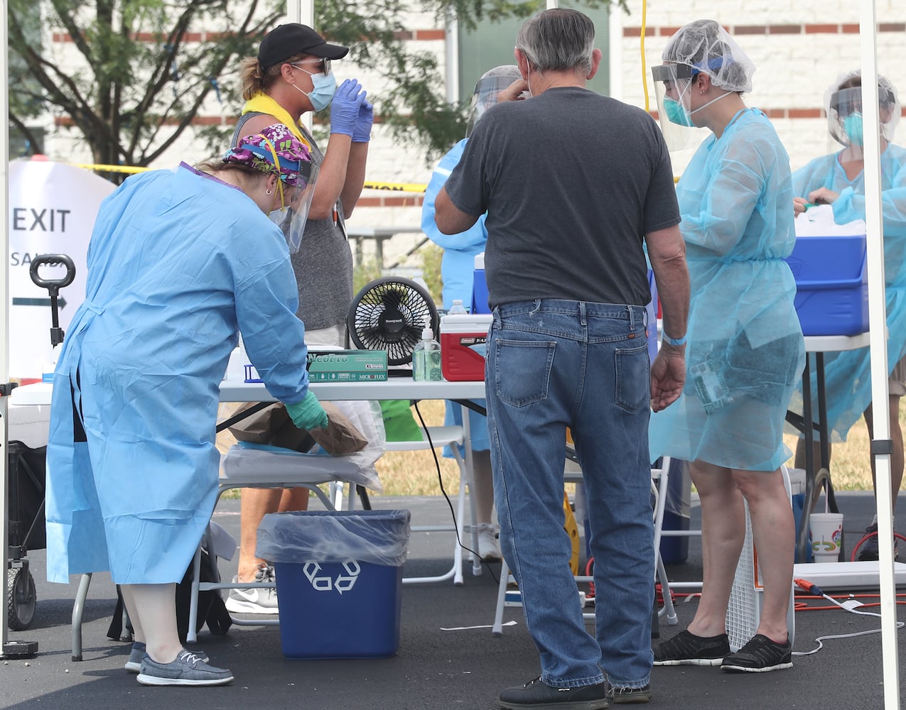 PHOTOS: Free Covid-19 Testing in Springfield