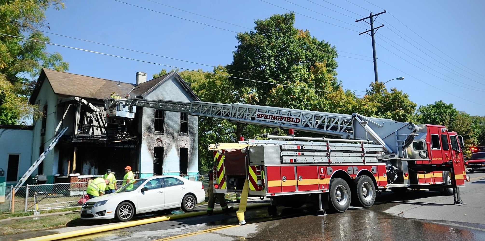 Housefire Pleasant St., Springfield