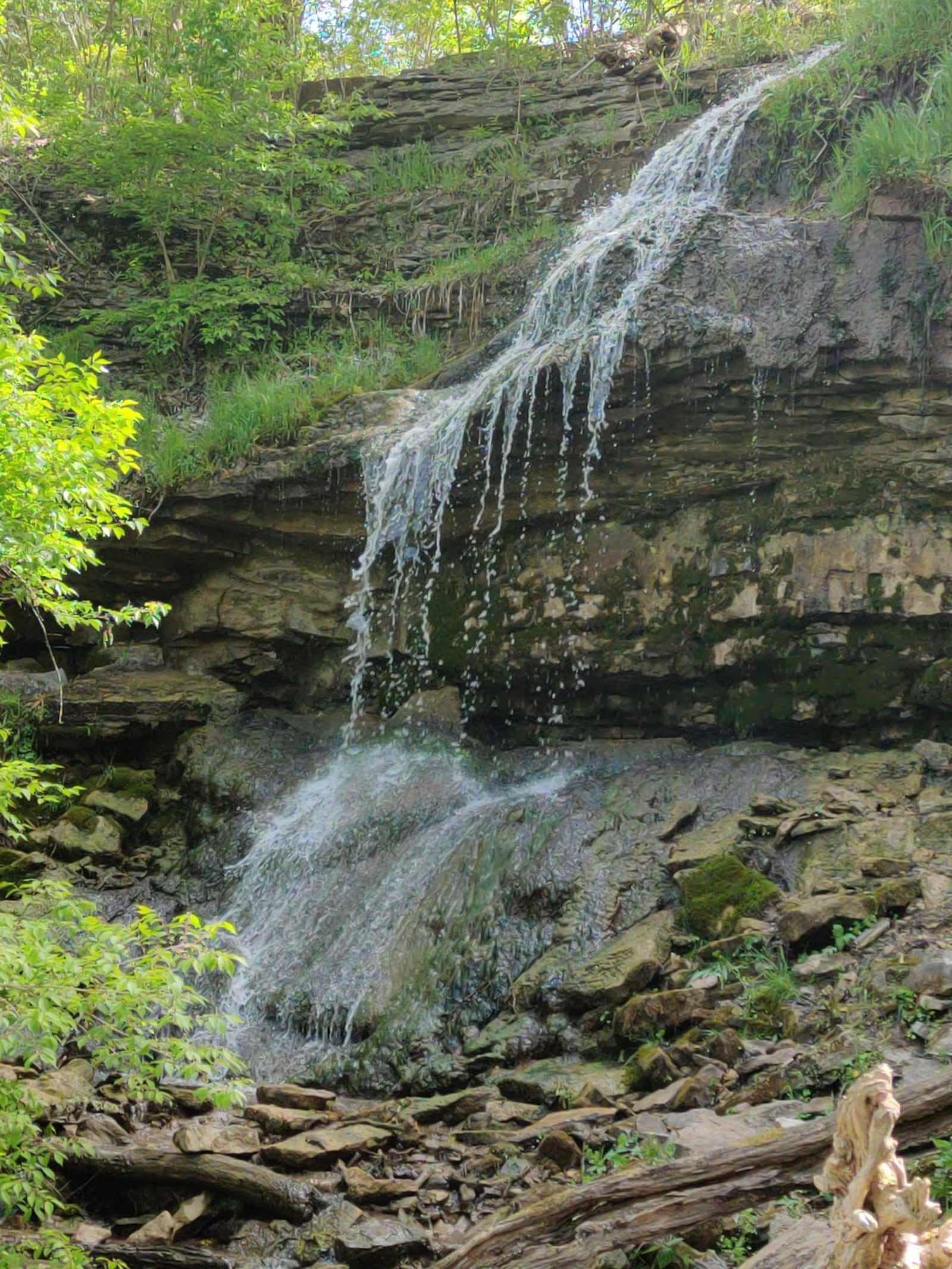 Martindale Falls is one of three waterfalls found in Englewood MetroPark. LAUREN LEMONS/FIVE RIVERS METROPARKS