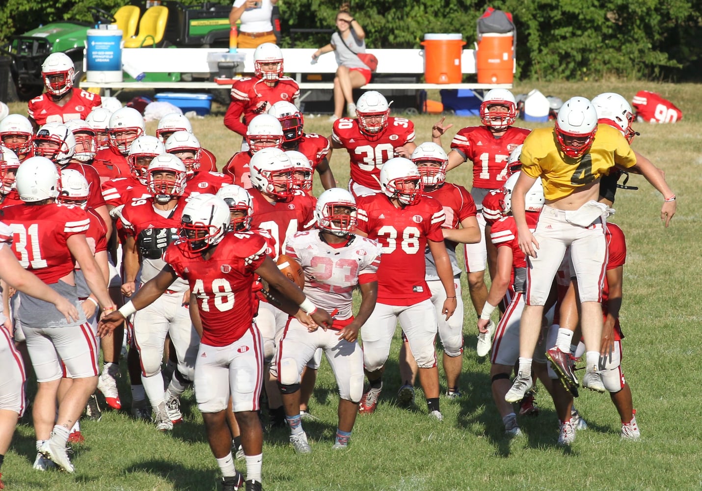 Photos: Wittenberg football preseason practice