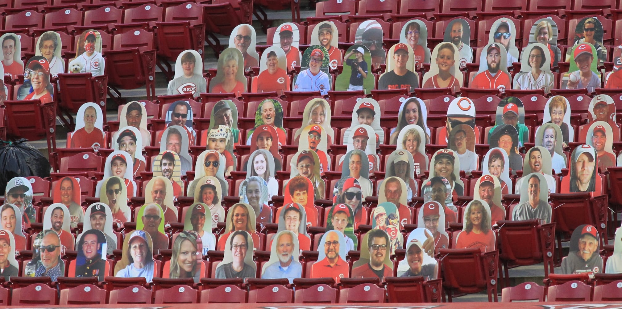 Reds fan cutouts