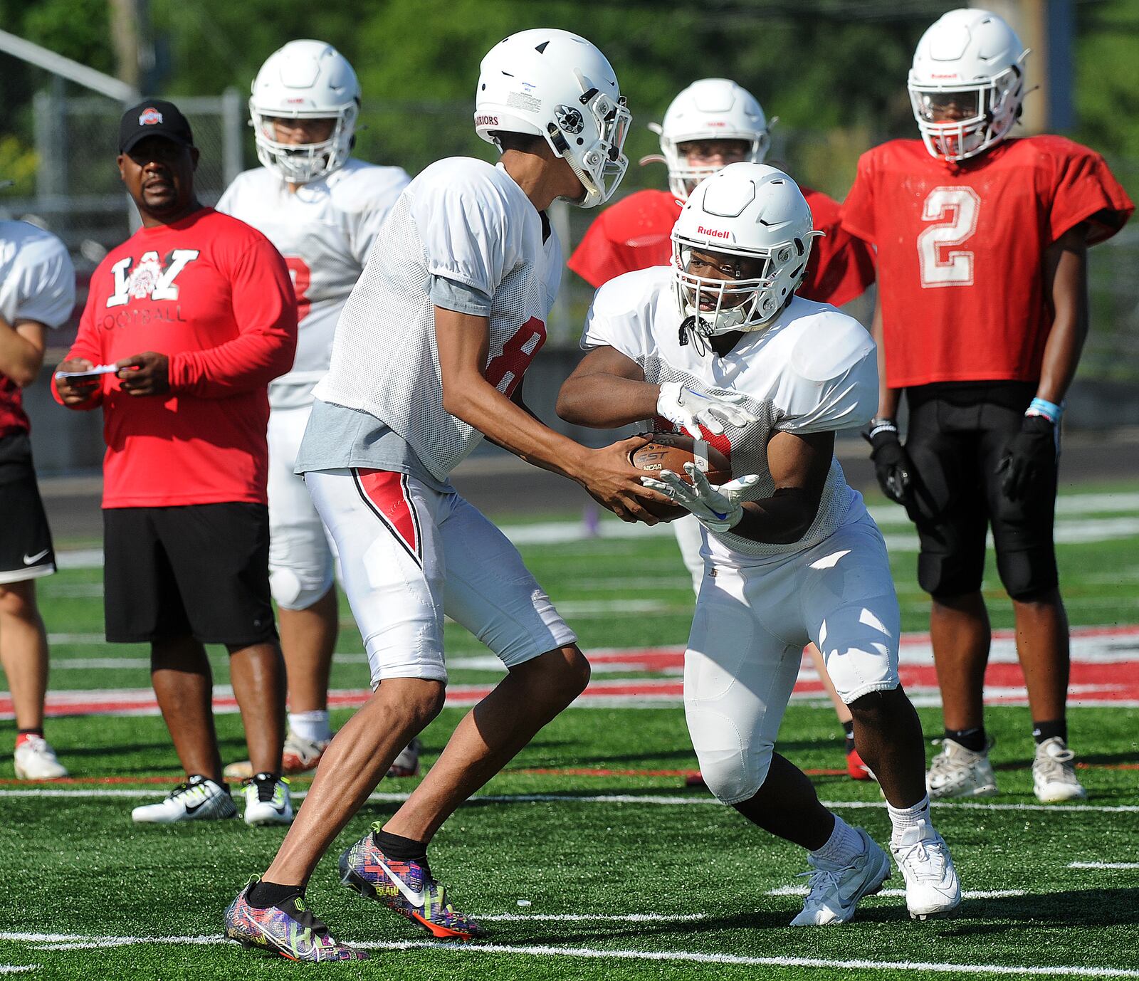 Wayne High School Football practice Monday, July 31, 2023. MARSHALL GORBY\STAFF