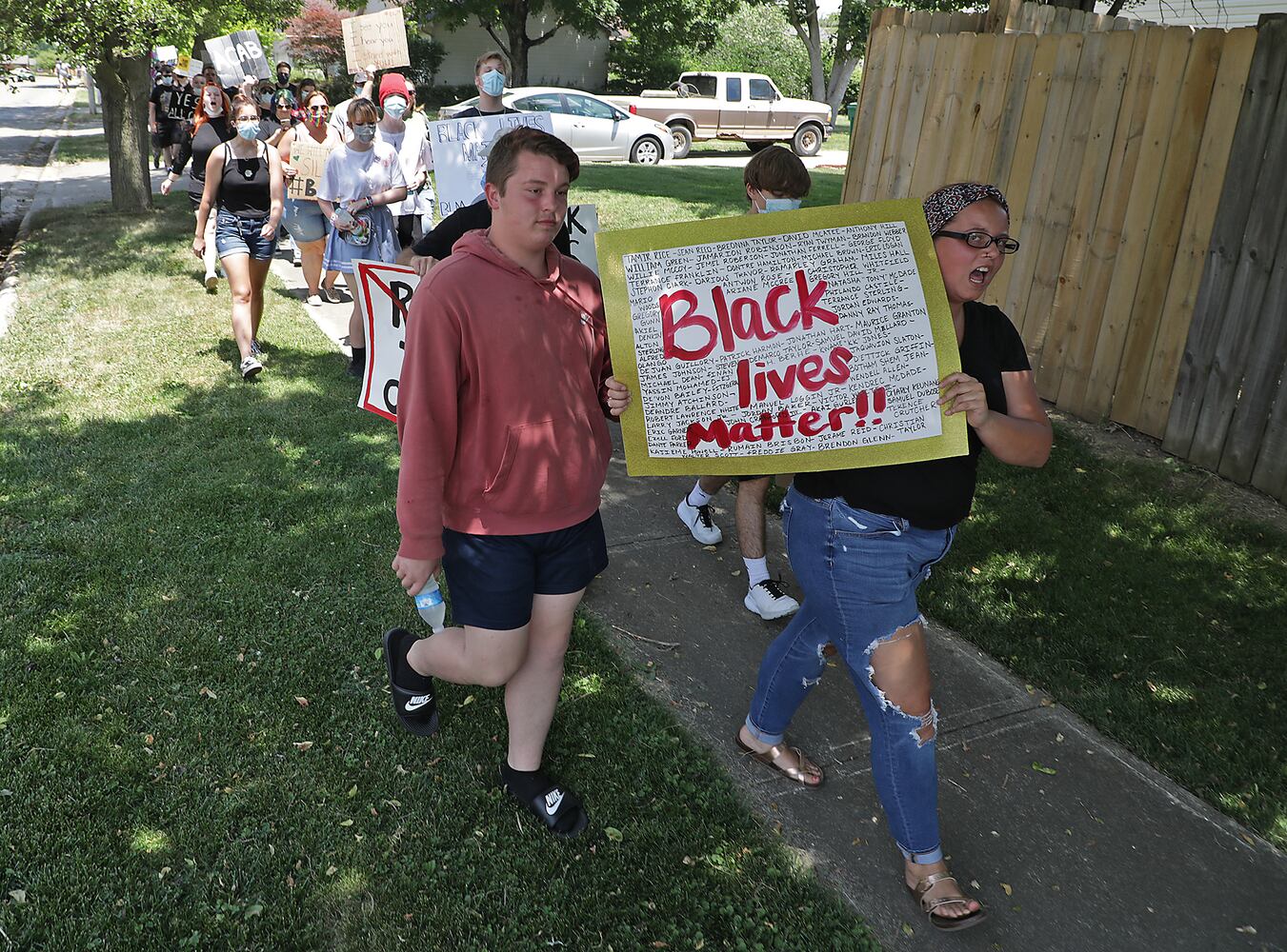 PHOTOS: Black Lives Matter March In New Carlisle