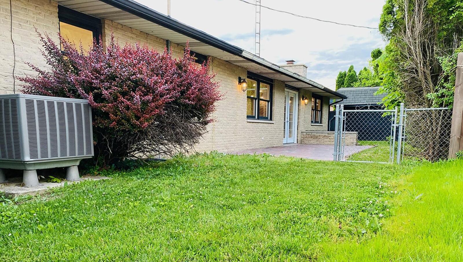 The backyard is fenced and has a concrete patio off the family room. CONTRIBUTED PHOTO