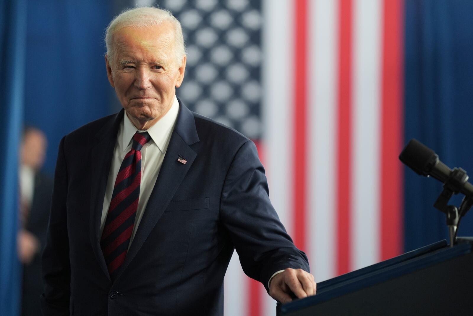 File - President Joe Biden speaks at the International African American Museum in Charleston, S.C., Jan. 19, 2025. (AP Photo/Stephanie Scarbrough, File )