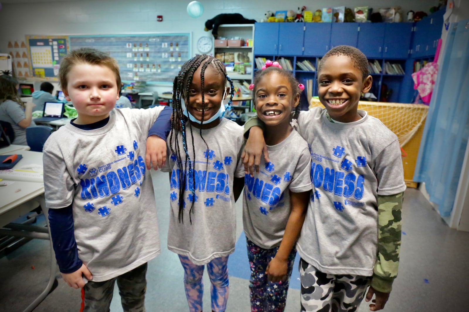 Perrin Woods Elementary School students learned about the importance of kindness this month