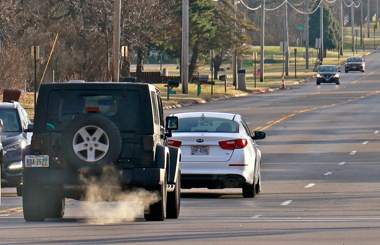 Villa Road between Derr Road and Middle Urbana Road is one of the repaving projects to be completed in 2025. BILL LACKEY/STAFF