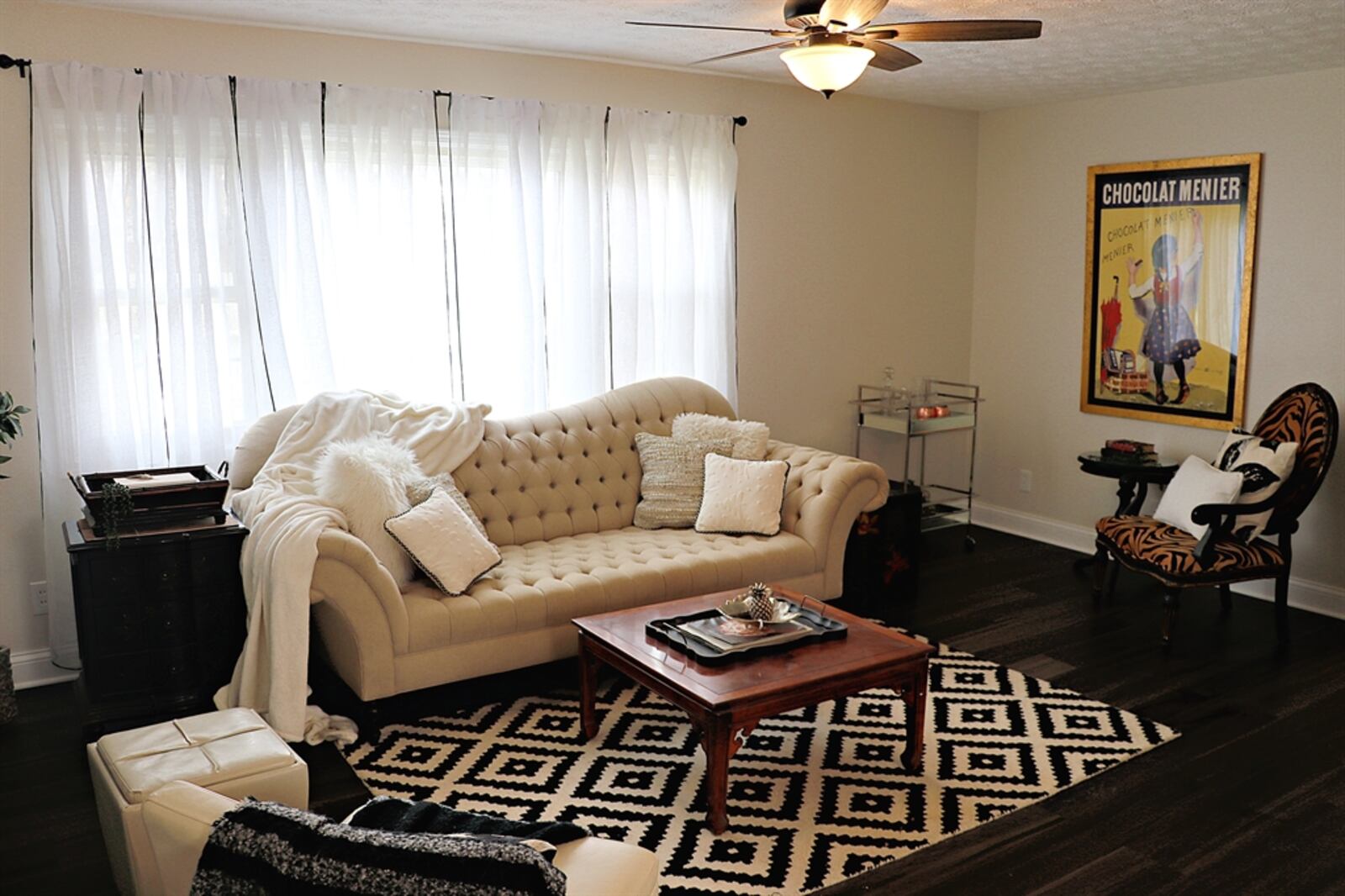 A picture window in the living room fills the room with natural light. CONTRIBUTED BY KATHY TYLER