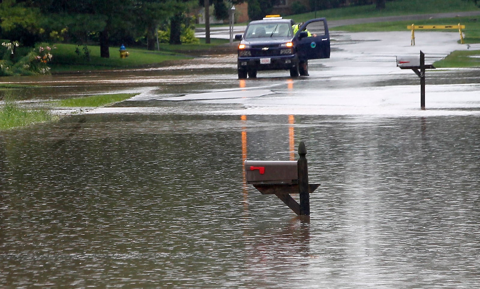 ARPA funding will go to a stormwater improvement project in the Enon-Xenia Road area. Bill Lackey/Staff