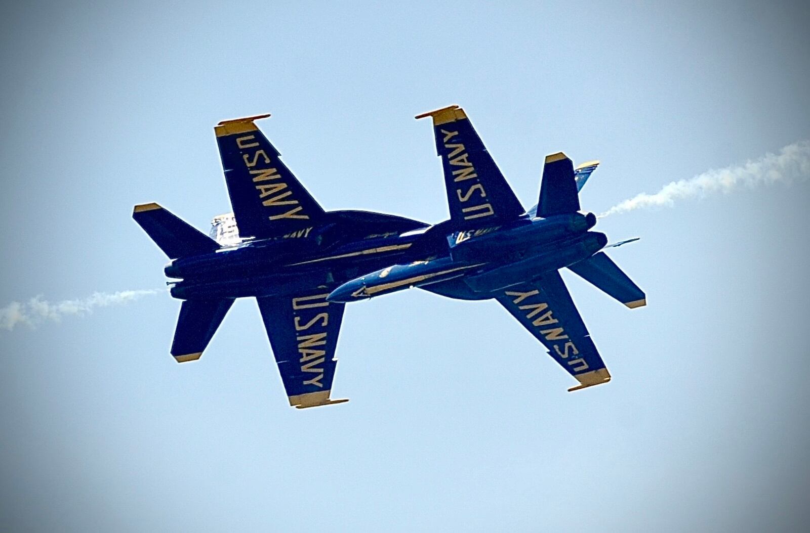 The Navy's Blue Angels were the featured act Saturday, July 30, 2022, at the Dayton Air Show. MARSHALL GORBY \STAFF