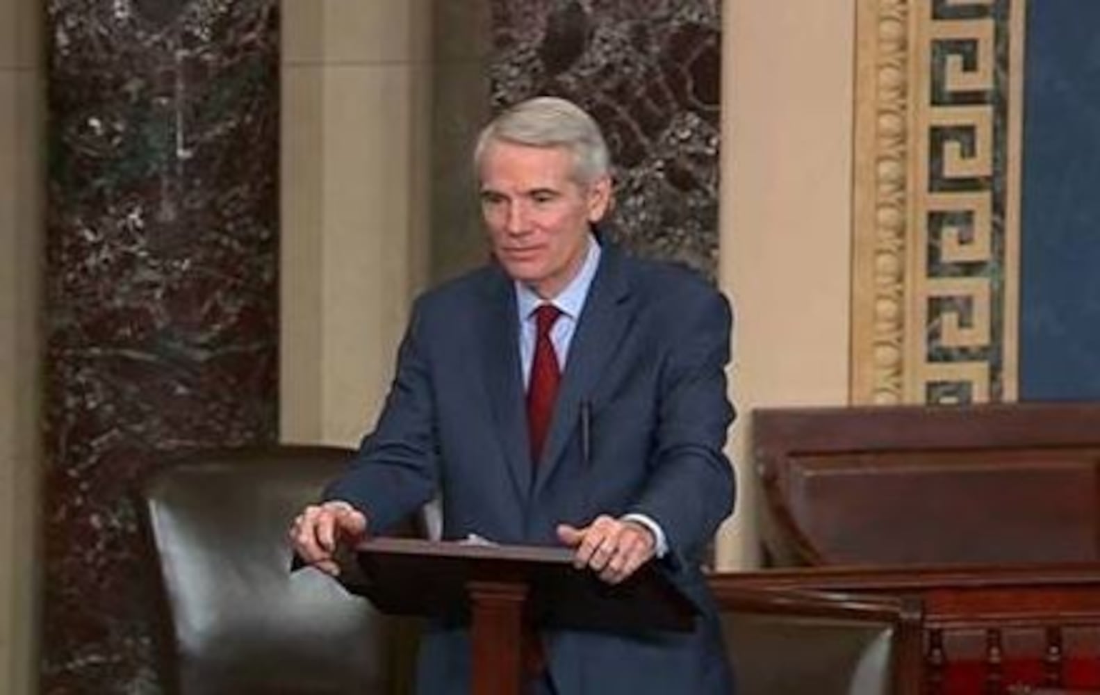 Rob Portman on senate floor