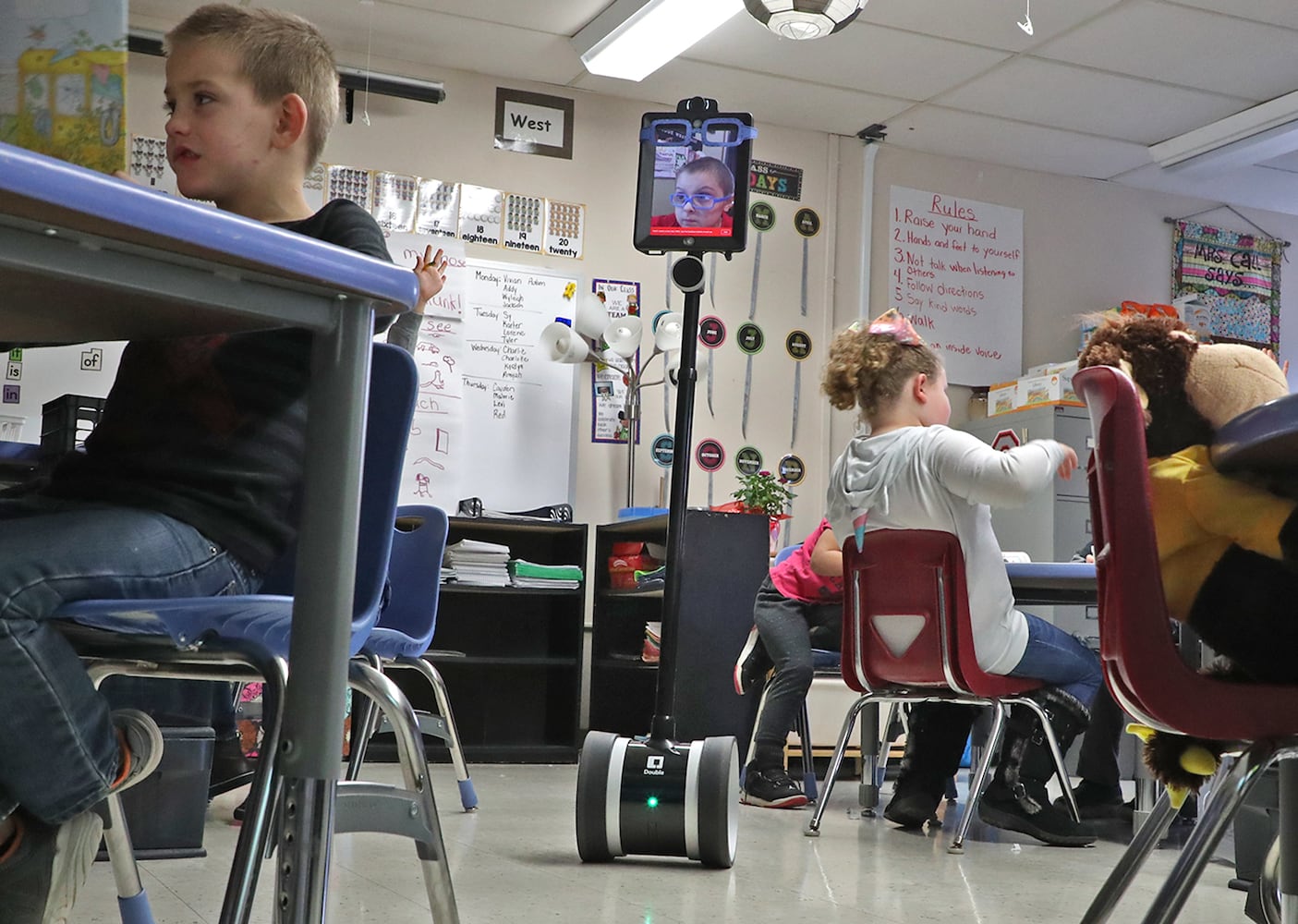 PHOTOS: Robot Helps Boy Attend School