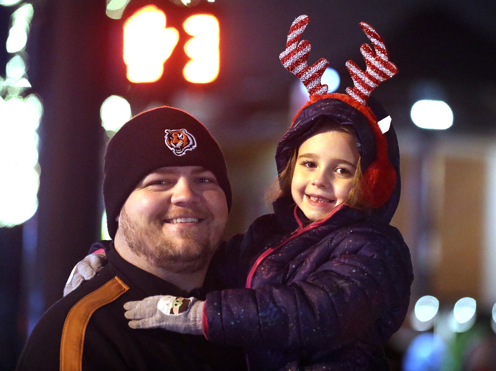 The Grand Illumination Friday evening in downtown Springfield. BILL LACKEY/STAFF