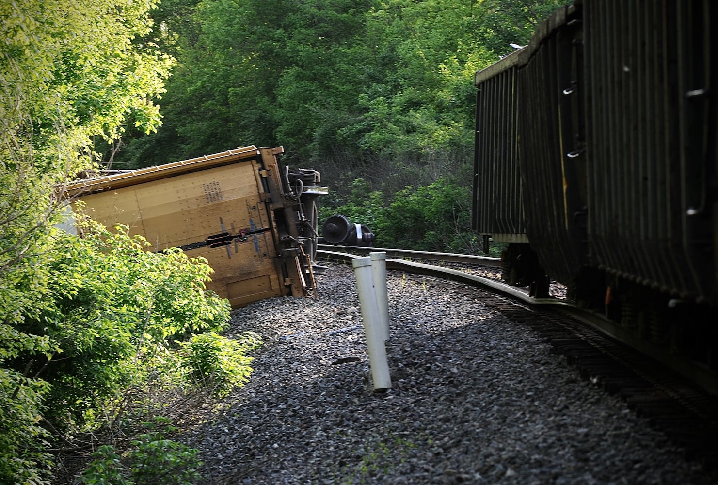 Clark County train derailment