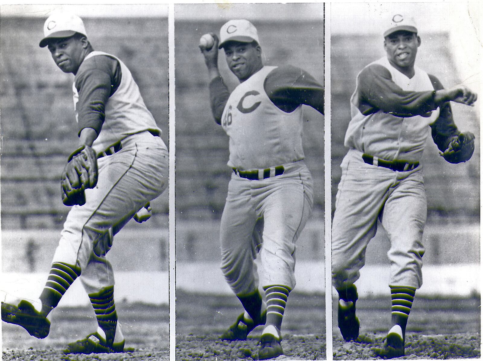 Major league pitcher Brooks Lawrence was born Ulysses Lawrence on January 30, 1925. Lawrence excelled in basketball and track and became the first African American quarterback at the school. After graduating, he served in WWII, joined the minors in 1948 and was called up to the St. Louis Cardinals in 1954 and went to the Reds in 1955. He retired in 1960 with a career 69 wins and 62 losses and was hired to the Reds administration, working with minor league pitchers, high school draft, in the promotion department, and on the speakers’ bureau.  PHOTO COURTESY OF THE CLARK COUNTY HISTORICAL SOCIETY