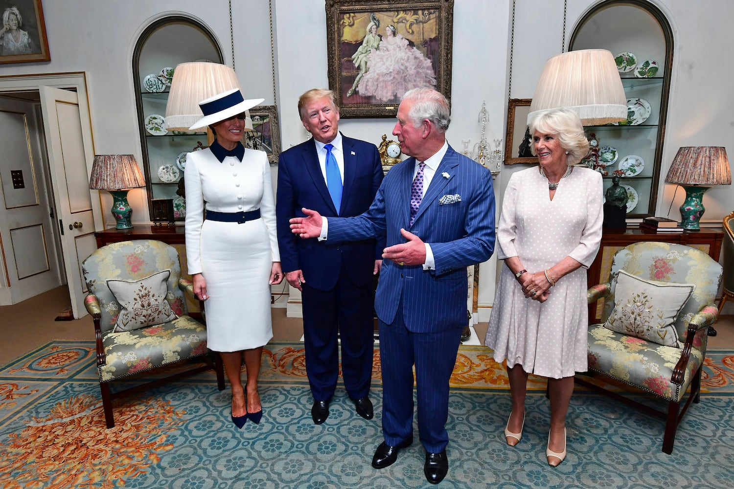 Photos: Trump arrives in United Kingdom for 3-day state visit