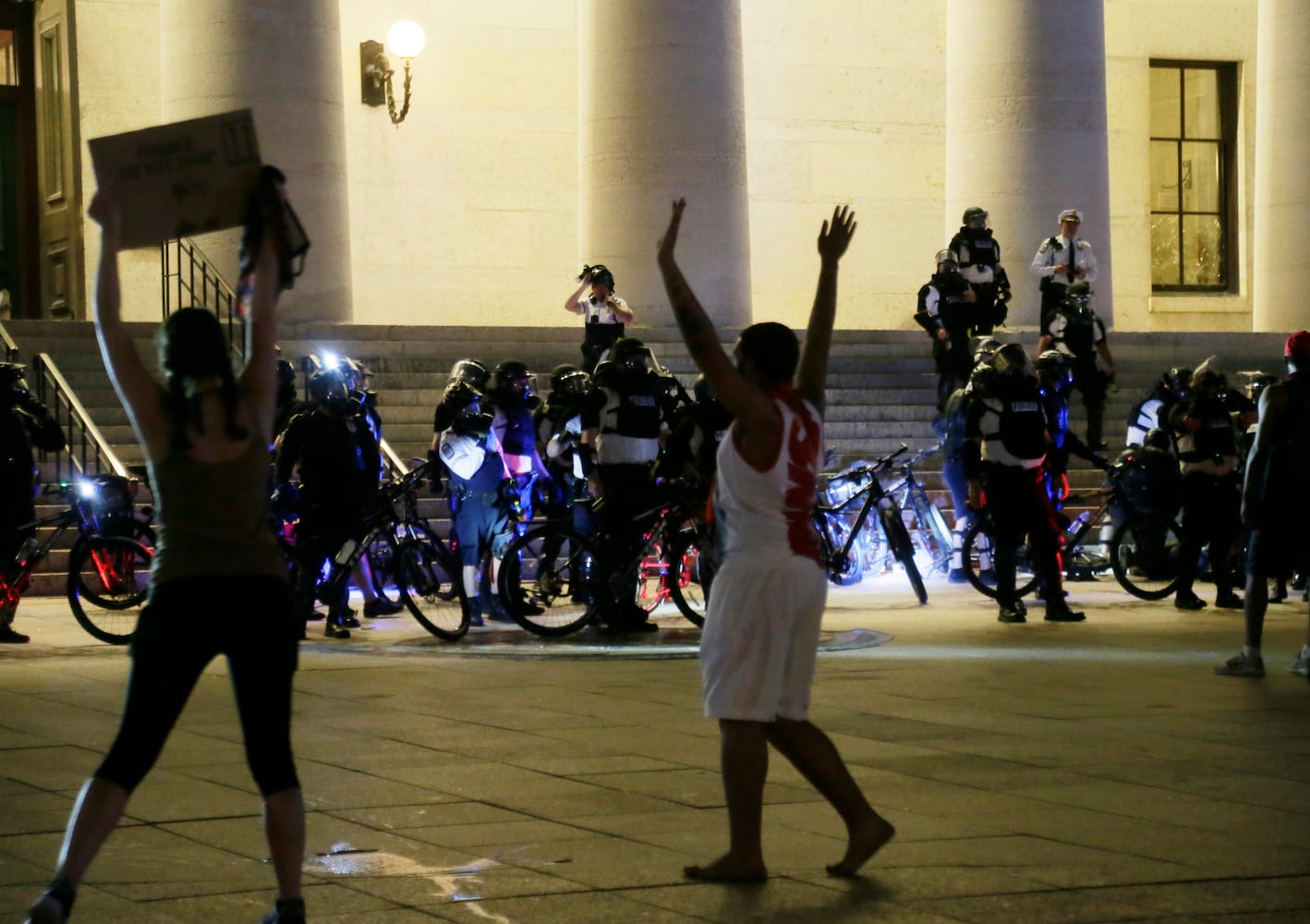 Columbus protest