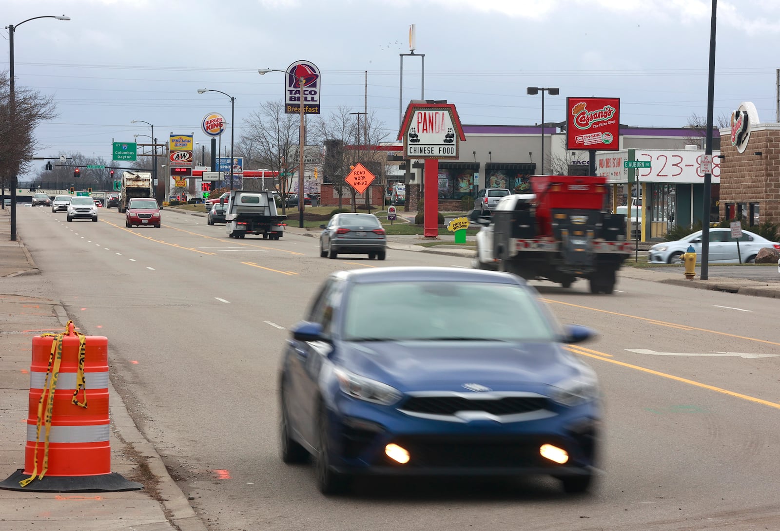 The South Limestone Street corridor Friday, Jan. 20, 2023. BILL LACKEY/STAFF