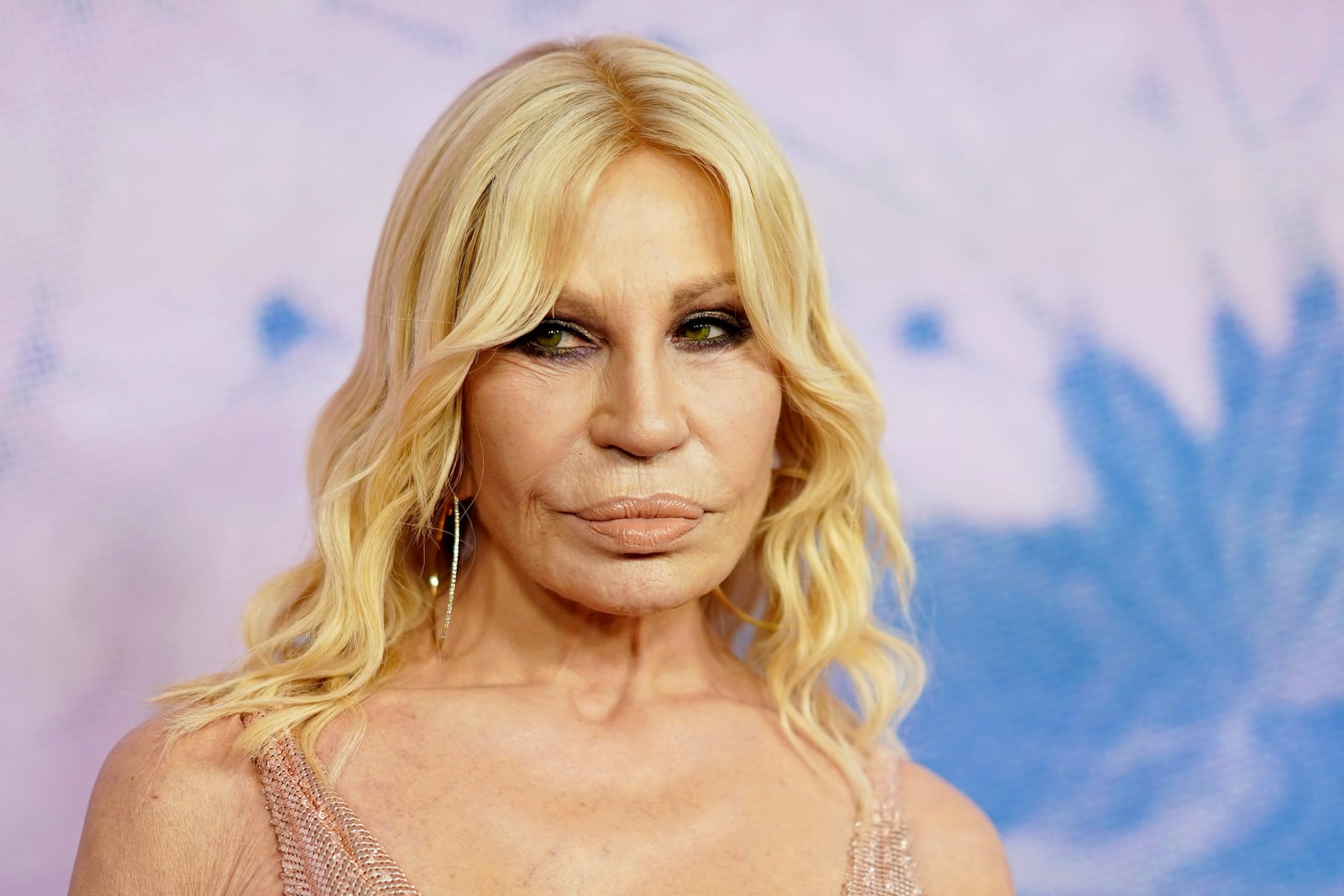 FILE - Donatella Versace arrives at the Green Carpet Fashion Awards, Wednesday, March 6, 2024, in Los Angeles. (Photo by Jordan Strauss/Invision/AP, File)