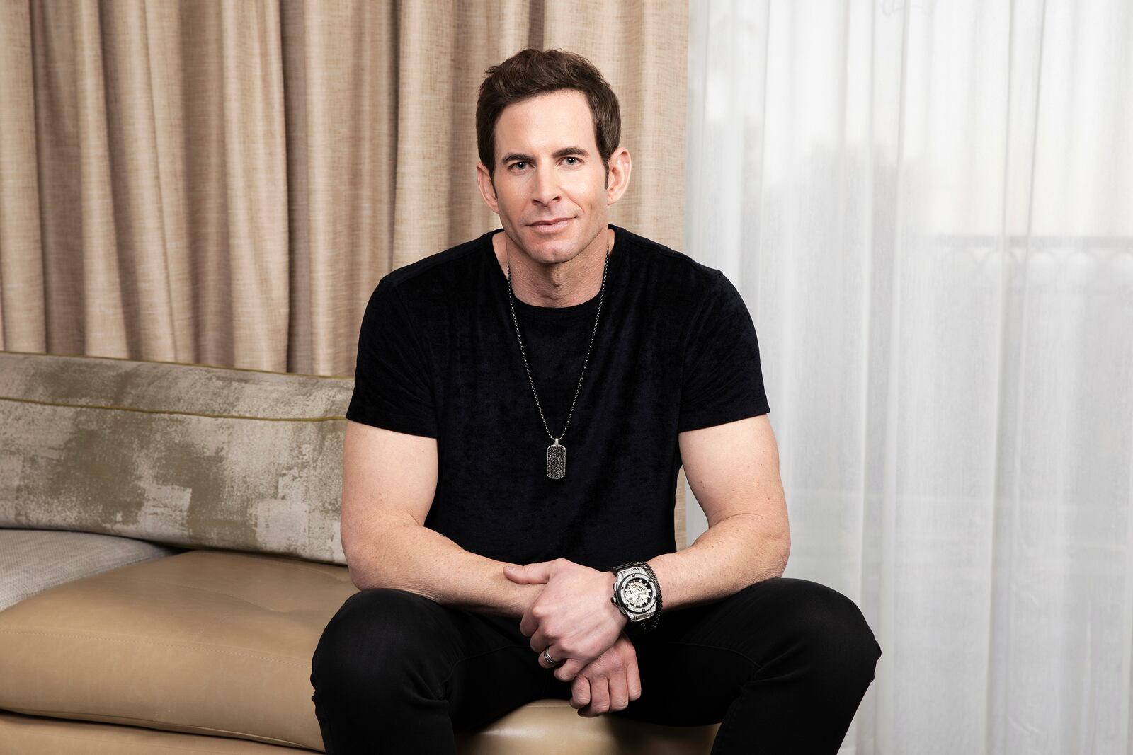 Tarek El Moussa poses for a portrait to promote "The Flip Off" on Tuesday, Jan. 28, 2025, in Los Angeles. (Photo by Rebecca Cabage/Invision/AP)