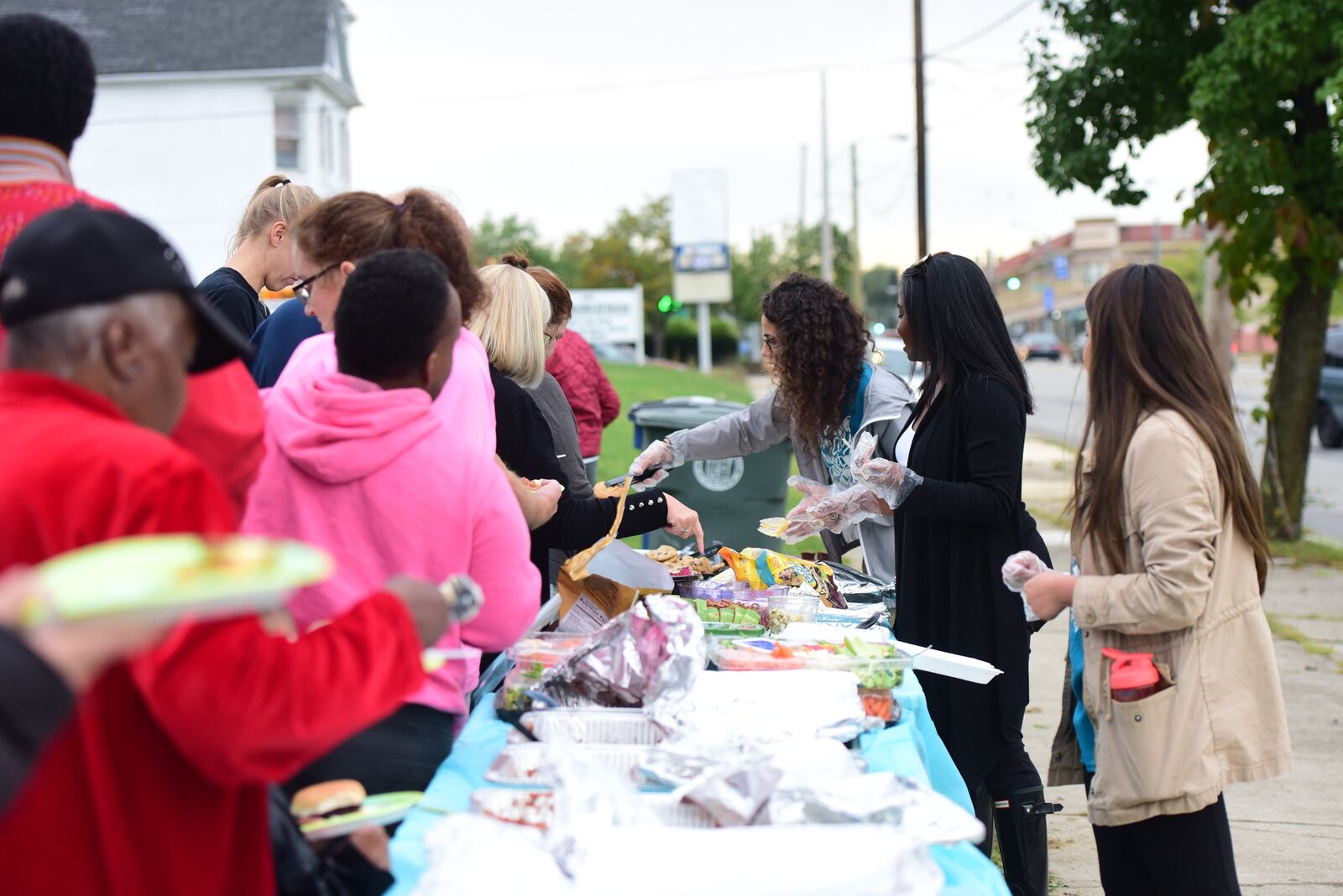 Gem City Market held its first community block party at the co-op grocery store’s future site, 300 Salem Ave., Thursday, September 27.  The event included free food, health screenings, Homefull's Local Produce Stand,  a bounce house and children’s activities sponsored by the UNIT and Dayton Police.  The Market is current selling memberships on its website, gemcitymarket.com. The Gem City Market volunteers aims to help address the food desert, the lack of available healthy food options, in west Dayton.