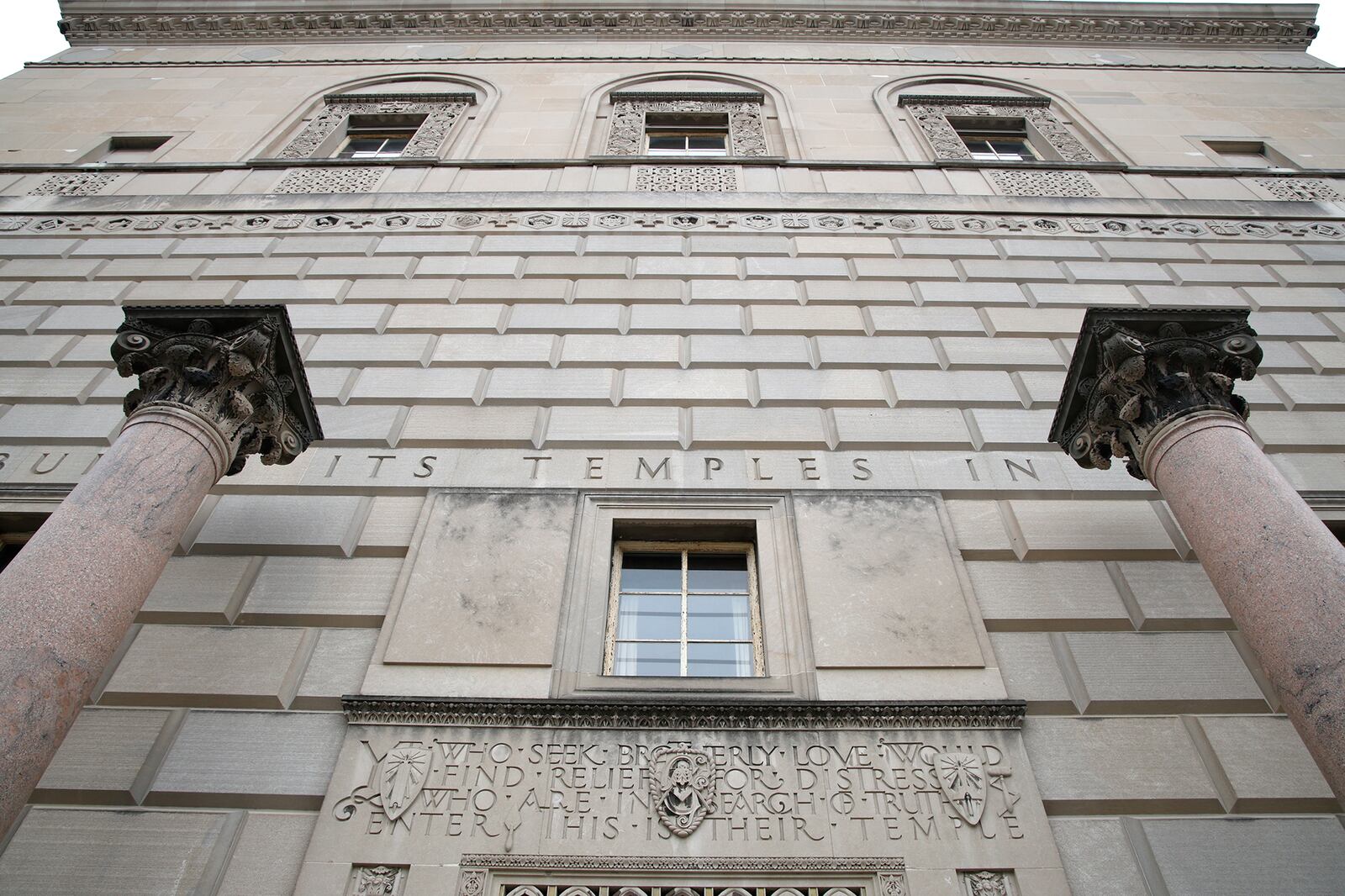 The Springfield Masonic Center on West High Street Tuesday, April 23, 2024. To celebrate the building's 100 years, the Mason's are holding an open house on Sunday, April 28, 2024. BILL LACKEY/STAFF