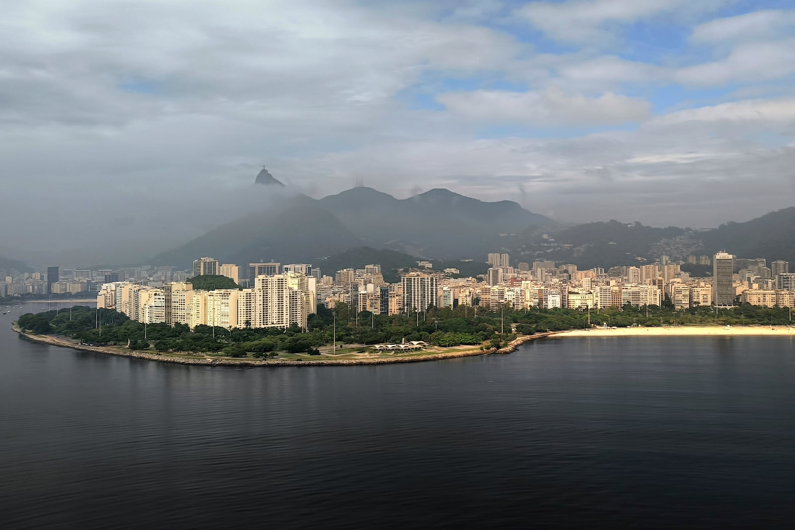 Rio de Janeiro city on Sunday, Nov. 17, 2024, who will host the G20 Summit next Monday and Tuesday. (AP Photo/Eraldo Peres)