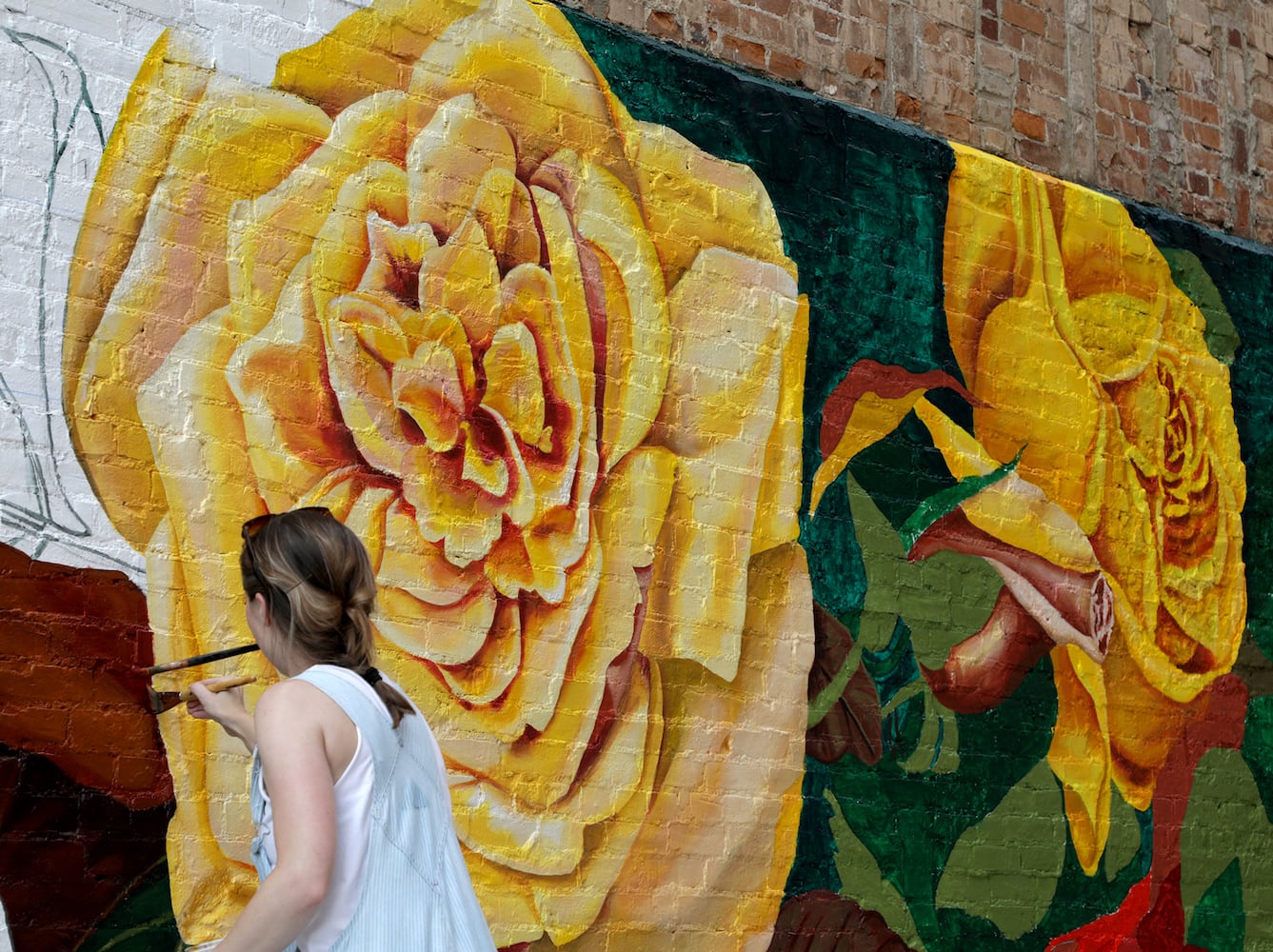 PHOTOS: THE ROSE CITY MURAL