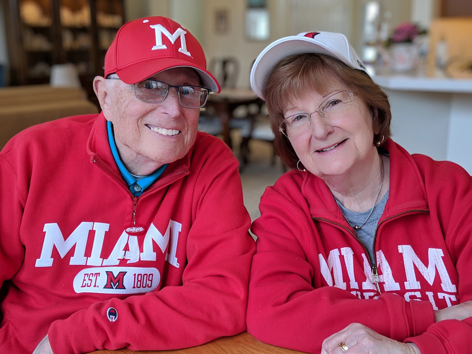 Bob and Peggy Fink, residents at The Knolls of Oxford, participate in activities that stem from their community's partnership with Miami University. CONTRIBUTED