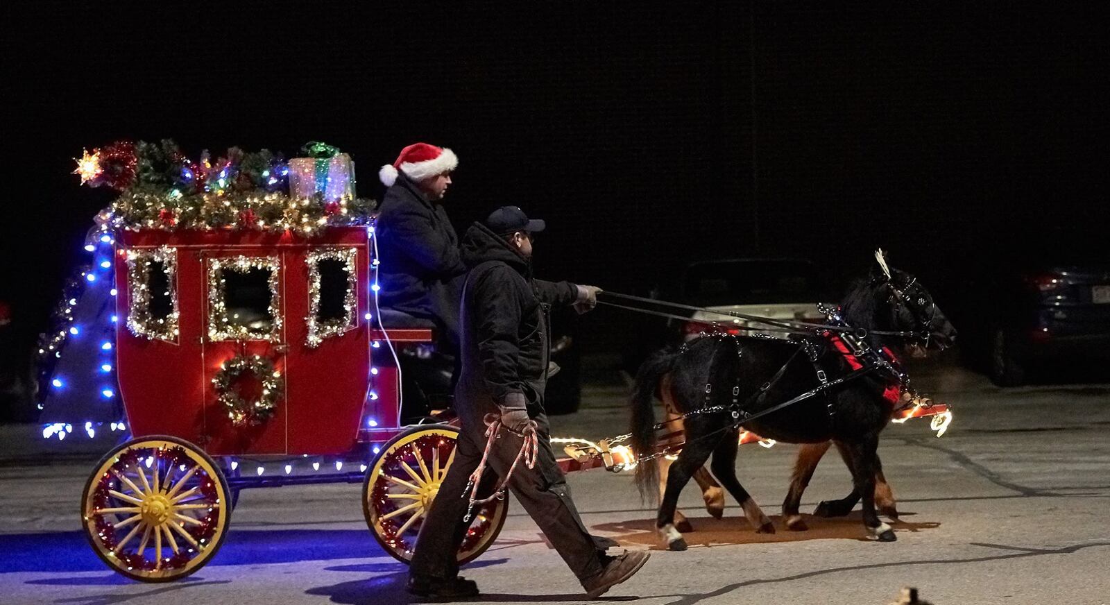 The Arcanum Christmas in the Village Horse Parade takes place on Dec. 14.