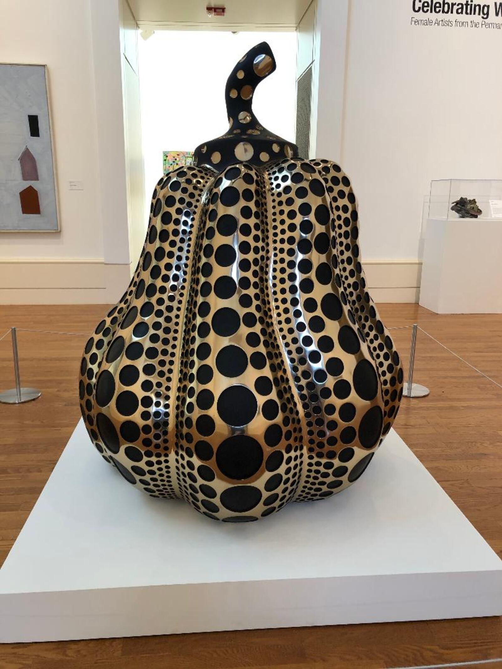 Visitors to the Springfield Museum of Art for its Pumpkin Path Walk event, Oct. 28-30, can view one of the biggest pumpkins in the art world, an 800-pound sculpture by Japanese artist Yayoi Kusama. BRETT TURNER/CONTRIBUTOR