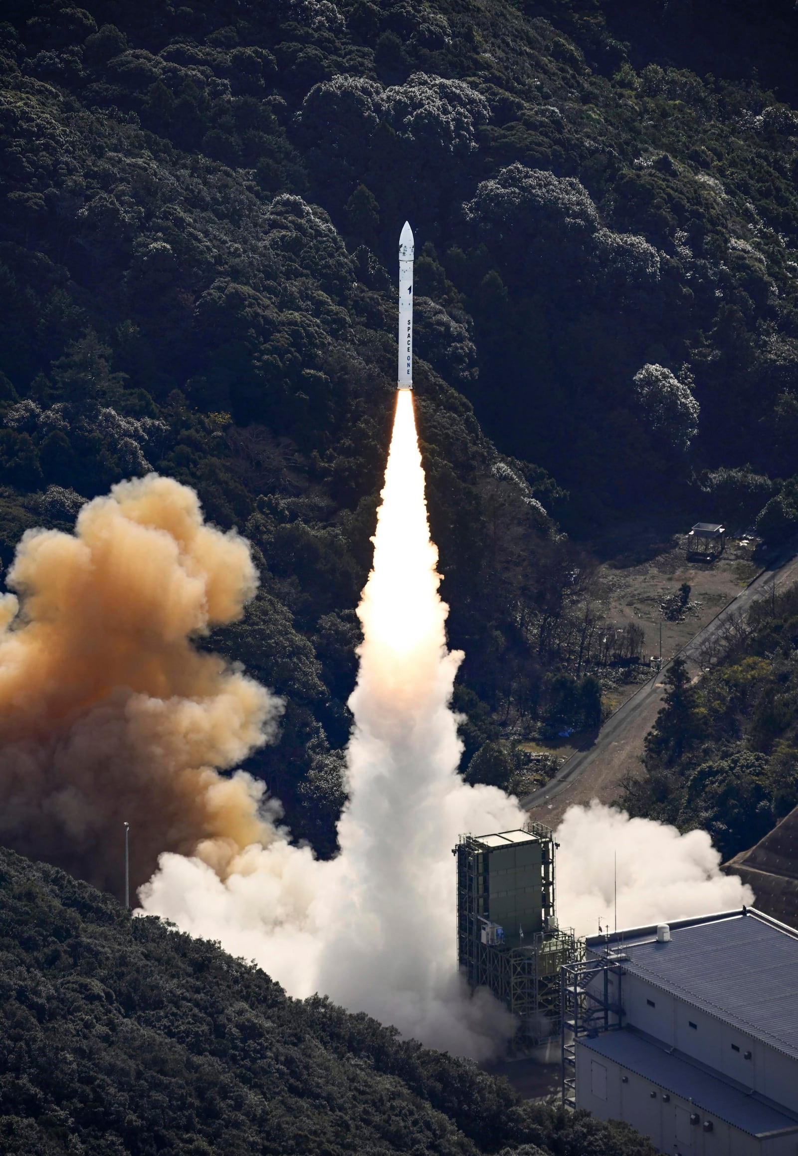 The Kairos No. 2 rocket, a Japanese commercial rocket carrying a set of satellites, is launched from Space Port Kii in Kushimoto town, western Japan Wednesday, Dec. 18, 2024. (Kyodo News via AP)