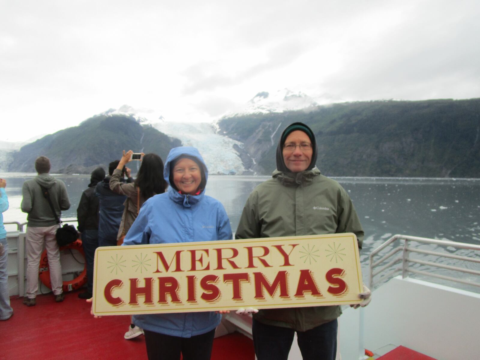 Dave and Rosie Miller on a boat excursion to see 26 glaciers in Alaska. CONTRIBUTED