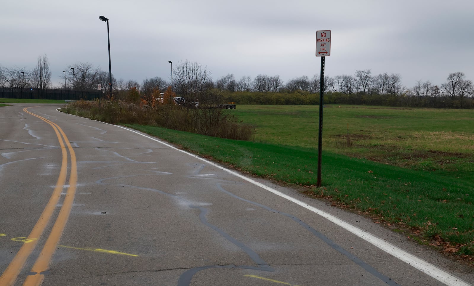 There are many acres of vacant land for development surrounding the Springfield LexisNexis data center site at 601 Benjamin Drive, as seen Monday, Nov. 25, 2024. BILL LACKEY/STAFF