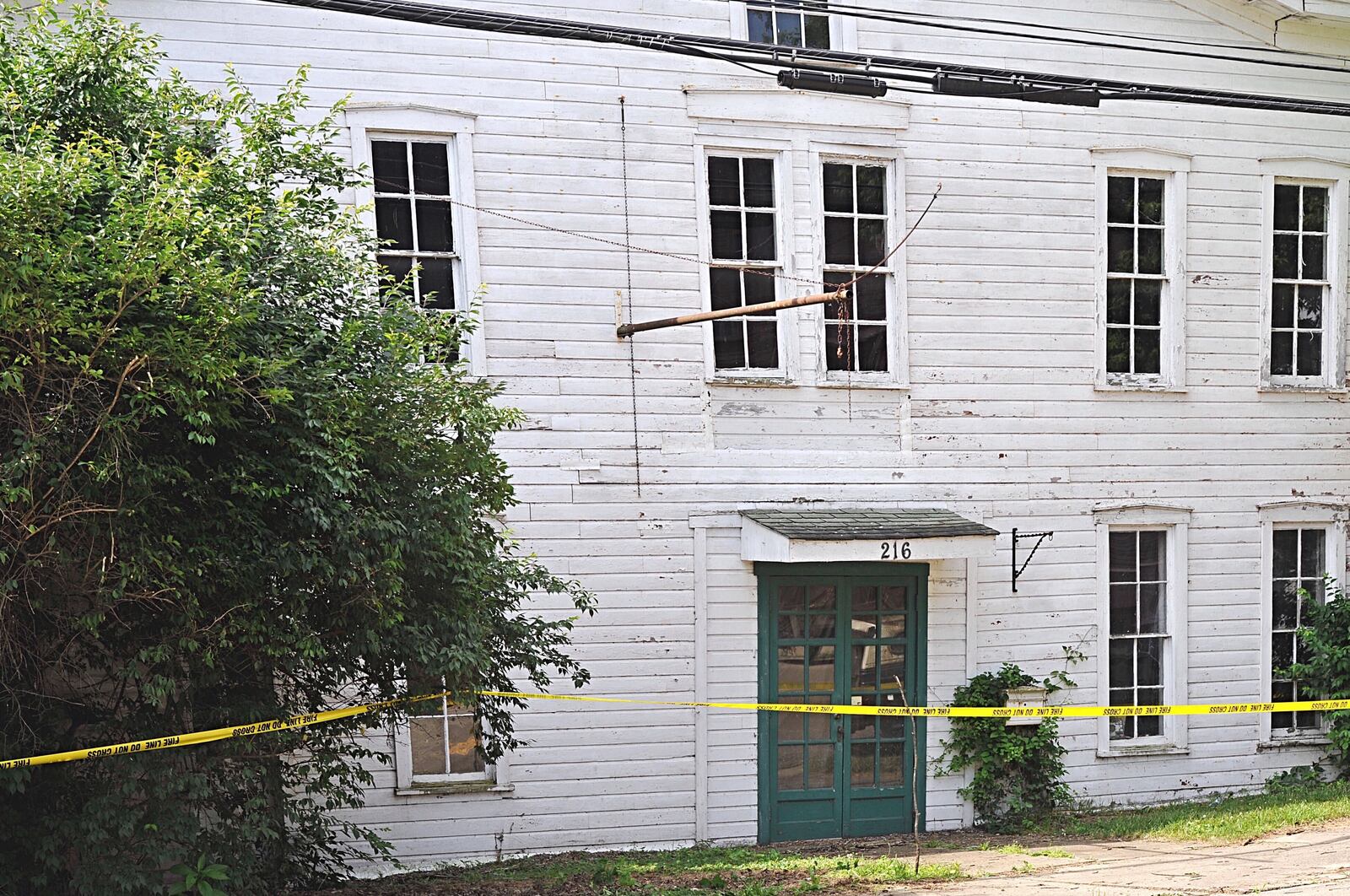 The Buggy Whip building in Tipp City after a partial collapse in June 2020. MARSHALL GORBY / STAFF